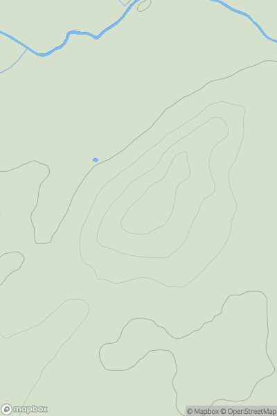 Thumbnail image for Berryhill [Firth of Forth to the River Tweed] showing contour plot for surrounding peak